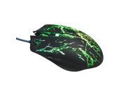 Adjustable Wired Breathe 2400DPI Optical Game Mice Full Light 6D Buttons Gaming Mouse for Laptop PC