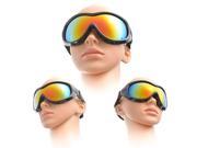 Black UV Protection Super Sports Ski Snowboard Goggle Glasses Skate Goggles Glasses Outdoor Motorcycle Off Road Ski Eyewear Lens