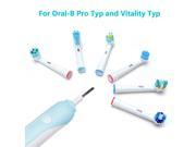 Replacement Assorted Heads Toothbrush Heads Set for Oral B Electric Toothbrushes
