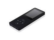 8 GB 70 hours Audio playback MP3 Music Player Fast charge Portable Voice Recorder with Noise cancelling Black