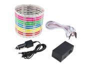 Colourful Flash Car Sticker Music Rhythm LED Light Lamp Sound Activated Equalizer 90*10cm