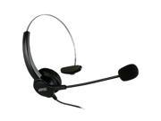Monaural Noise Cancelling Call Center Operator Telephone Headset with Microphone