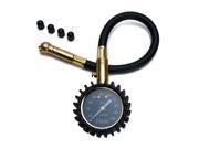 Robbor Tire Gauge 100 PSI Great Dial Tire Air Pressure Gauge for Cars Bicycles Trucks Bicycles and Motorcycles RV SUV and ATV