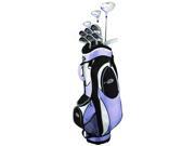 Golf Girl FWS2 Lady Hybrid Club Set Cart Bag Lilac