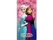 Disney Beach Towel Frozen Anna Elsa Bath Towel 100% Cotton Family Forever