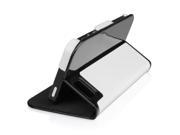 Macally SlimCover5W iPhone5 Slim Folio Leather Stand Case Black White
