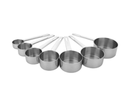 Miu France 91688 SS Measuring Cup 7 sizes Silver