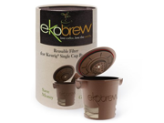 Ekobrew 1 pc. Ekobrew Reusable Single Cup Filter Brown