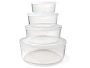 Bormioli Rocco 8 pc. Round Frigoverre Glass Storage Set