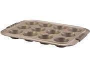 Anolon 12 c. Nonstick Bronze Collection Bakeware Muffin Pan