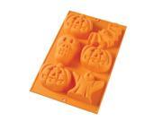 Lekue 6 ct. Platinum Silicone Halloween Mold