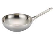 Anolon 10.75 in. Stainless Steel Tri ply Clad Stir Fry Pan