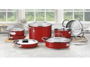Cuisinart CSS 11MR Chef s Classic Stainless Color Series 11 Piece Set Red 2013 Model