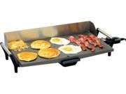 Broil King 21x12 in. Nonstick Portable Buffet Griddle Black