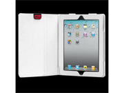 White Premium Leather MyJacket Cover Case w Magnet for Ipad Ipad2 Ipad3
