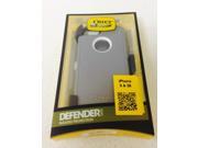 Glacier White Gray Otterbox Defender Case Holster for iPhone 5 5S Touch ID