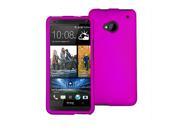Purple Hard Snap On Case Screen Film For One M7