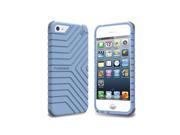 Light Blue PureGear GripTek Shock Absorbent Protective Cover Case iPhone 5