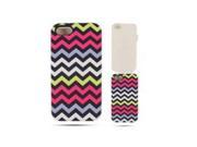 Chevron Zig Zag Pink Navy Hard Hybrid Protector Cover Case for iPhone 5