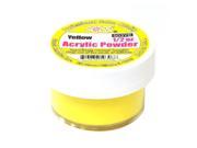 1 2 Ounce Yellow Acrylic Powder by Sassi for Beautiful Nails