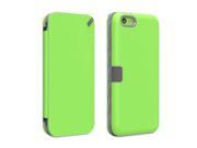 Green PureGear Folio Book Style Card Wallet Cover Case w stand for iPhone 5C