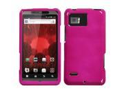 For XT875 Droid Bionic Solid Hot Pink Hard Snap On Phone Protector Cover Case