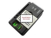 Universal Intelligent Battery Only Charger LCD Indicator USB Charging Port
