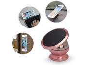Universal Rose Gold Magnetic Holder Mount Sticky Stand for Mobile Phone