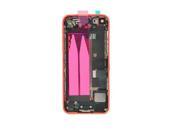 For iPhone 5C Pink Back Cover Full Housing Assembly with Cables and Small Parts
