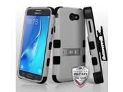 For Samsung Galaxy J7/Halo Gray/Black TUFF Hybrid Phone Protector Case Cover For Samsung Galaxy J7/Halo Gray/Black TUFF Hybrid Phone Protector Case Cover