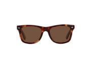 Tortoise Frame Wayfarer Style Sunglasses with Brown Lens 1060