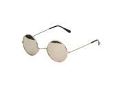 Silver Mirror John Lennon Style Sunglasses