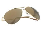 Brown Aviator Style Sunglasses