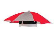 Umbrella Hat Red and White