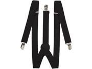 Black Clip On Adjustable Suspenders 1291