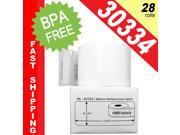 DYMO Compatible 30334 Medium Multipurpose Labels 2 1 4 x 1 1 4 BPA Free! 28 Rolls; 1 000 Labels per Roll