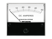 Blue Sea 8022 DC Analog Ammeter 2 3 4 Face 0 50 Amperes DC
