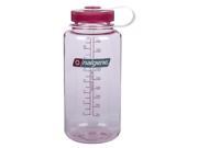 Nalgene Wide Mouth Water Bottle 1 Quart Clear Pink Nalgene