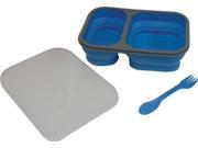 Eco Vessel SmashBox Collapsible Leak Proof Lunch Box with Reusable Spork Eco Vessel