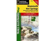 National Geographic Mammoth Hot Springs Map 303 National Geographic