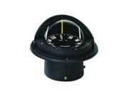 Ritchie Voyager Compass Flat Card Dial With Flush Mount And 12V Green Night Light Black 3 Inch Ritchie