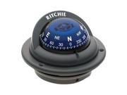 Ritchie Compass Ritchie Tr 35G Trek Compass Flush Mount Gray RITCHIE COMPASS