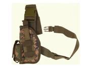 Digital Woodland Camouflage Hunting Recreational Sas Tactical Leg Holster 5 Inches Left Handed