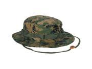 Digital Woodland Camouflage W Usmc Emblem Bush Boonie Hat Vietnam Era Hat 7.25 Digital Woodland Camouflage w Emblem