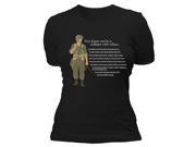 Black Military Wife s Women s Cotton T Shirt Baby Ribbed Tee 100% Pre Shrunk Small Black Military Wife
