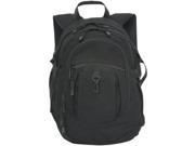Black Multiple Compartments Everest Backpack 19.5 X 13.5 X 9 School Travel Bag