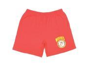 Red US Marines Logo Running Jogging Shorts USA Made Gym Exercising Embroidered Physical Training Shorts Small Marines