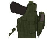 Olive Drab Large Frame Handgun Belt Holster Left Right Handed Includes Mag Pouch