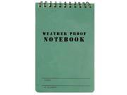 4 X 6 Military Style Weatherproof Notebook Od Olive Drab