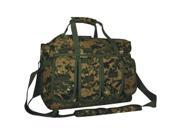 Digital Woodland Camouflage Canvas Mega Mag Shooters Shoulder Bag 15.5 X 12 X 7.5 Carry Handle Six Outside Pockets